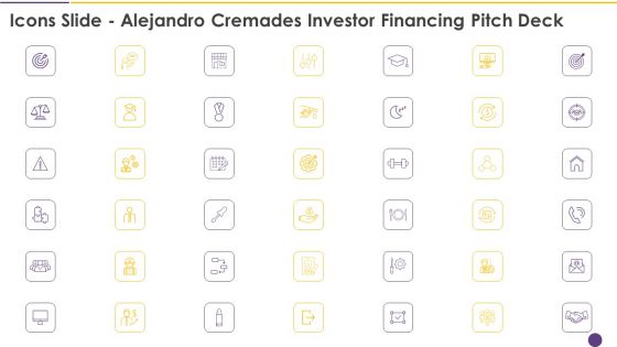 Icons Slide Alejandro Cremades Investor Financing Pitch Deck Clipart PDF Icons Slide Alejandro Cremades Investor Financing Pitch Deck Clipart PDF