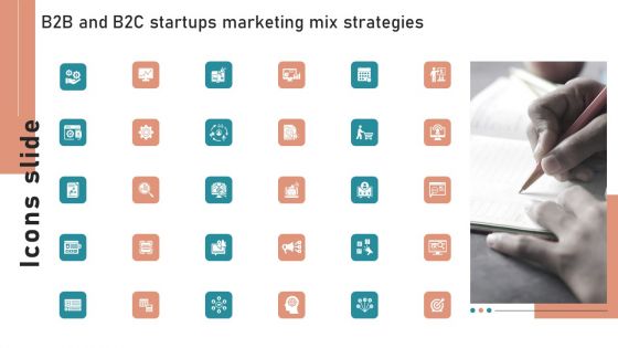 Icons Slide B2B And B2C Startups Marketing Mix Strategies Brochure PDF Icons Slide B2B And B2C Startups Marketing Mix Strategies Brochure PDF