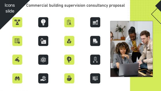 Icons Slide Commercial Building Supervision Consultancy Proposal Icons PDF Icons Slide Commercial Building Supervision Consultancy Proposal Icons PDF