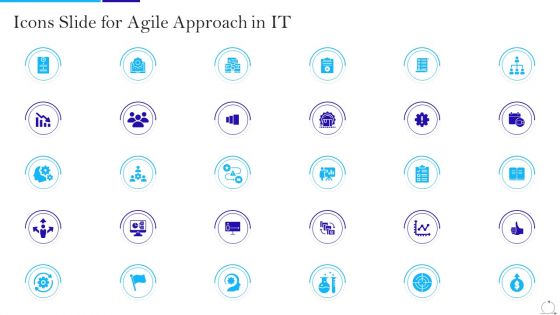 Icons Slide For Agile Approach In IT Ppt Visual Aids Slides PDF Icons Slide For Agile Approach In IT Ppt Visual Aids Slides PDF