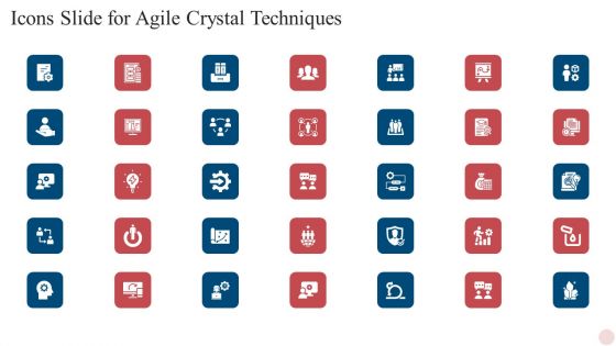 Icons Slide For Agile Crystal Techniques Guidelines PDF Icons Slide For Agile Crystal Techniques Guidelines PDF