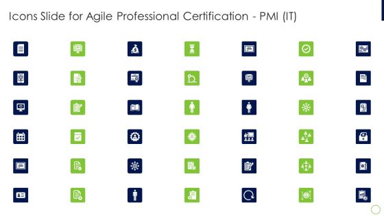 Icons Slide For Agile Professional Certification PMI IT Information PDF Icons Slide For Agile Professional Certification PMI IT Information PDF