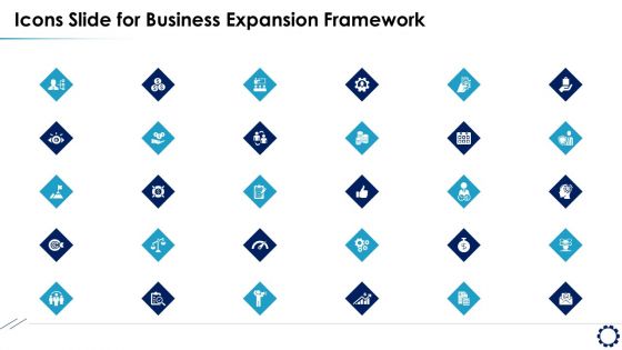 Icons Slide For Business Expansion Framework Ppt Inspiration Rules PDF