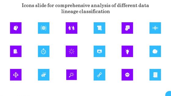 Icons Slide For Comprehensive Analysis Of Different Data Lineage Classification Rules PDF Icons Slide For Comprehensive Analysis Of Different Data Lineage Classification Rules PDF