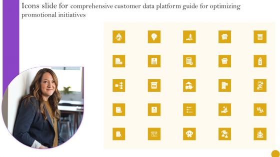 Icons Slide For Comprehensive Customer Data Platform Guide Optimizing Promotional Initiatives Structure PDF