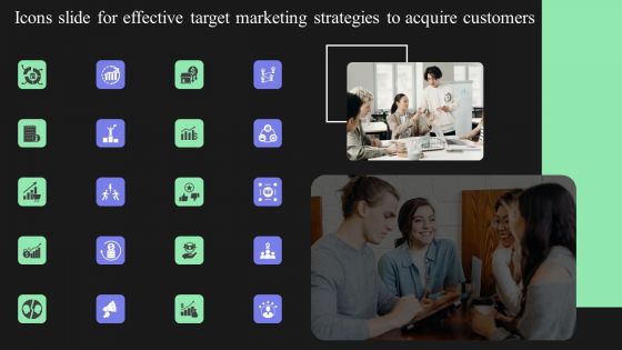 Icons Slide For Effective Target Marketing Strategies To Acquire Customers Graphics PDF Icons Slide For Effective Target Marketing Strategies To Acquire Customers Graphics PDF