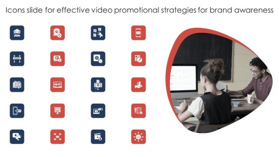 Icons Slide For Effective Video Promotional Strategies For Brand Awareness Inspiration PDF Icons Slide For Effective Video Promotional Strategies For Brand Awareness Inspiration PDF