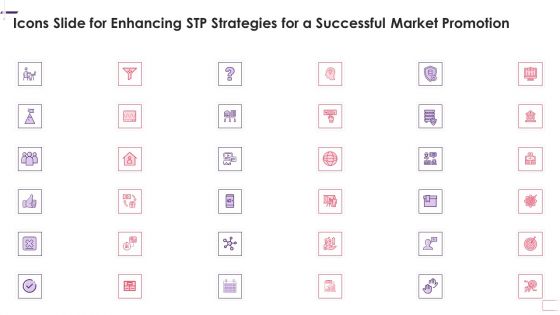 Icons Slide For Enhancing Stp Strategies For A Successful Market Promotion Structure PDF