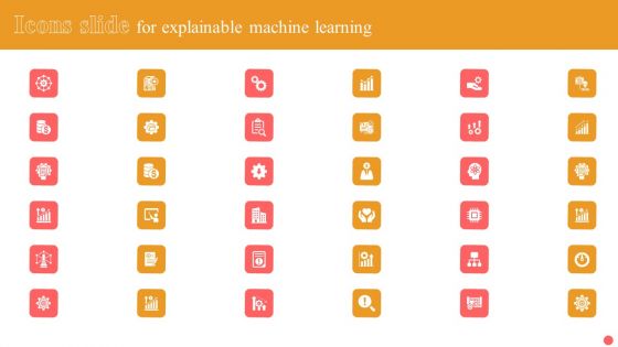 Icons Slide For Explainable Machine Learning Ppt Infographic Template Themes PDF