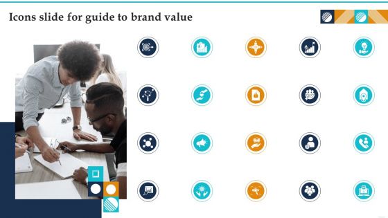 Icons Slide For Guide To Brand Value Background PDF Icons Slide For Guide To Brand Value Background PDF