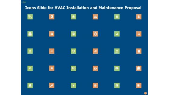Icons Slide For HVAC Installation And Maintenance Proposal Ppt PowerPoint Presentation Summary Shapes PDF