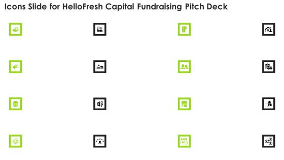 Icons Slide For Hellofresh Capital Fundraising Pitch Deck Information PDF