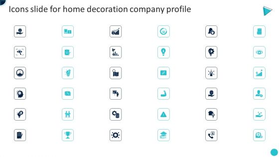 Icons Slide For Home Decoration Company Profile Rules PDF Icons Slide For Home Decoration Company Profile Rules PDF