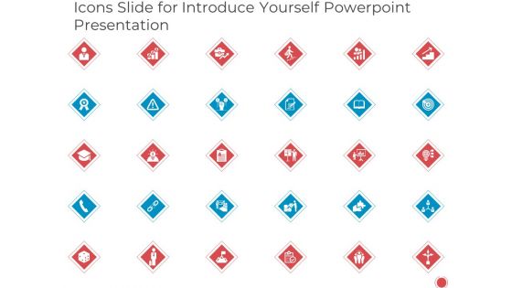 Icons Slide For Introduce Yourself PowerPoint Presentation Ppt Pictures Influencers PDF