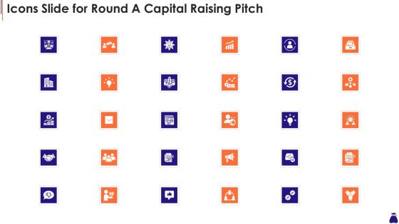 Icons Slide For Round A Capital Raising Pitch Ppt File Display PDF