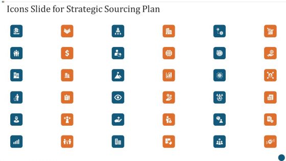 Icons Slide For Strategic Sourcing Plan Infographics PDF
