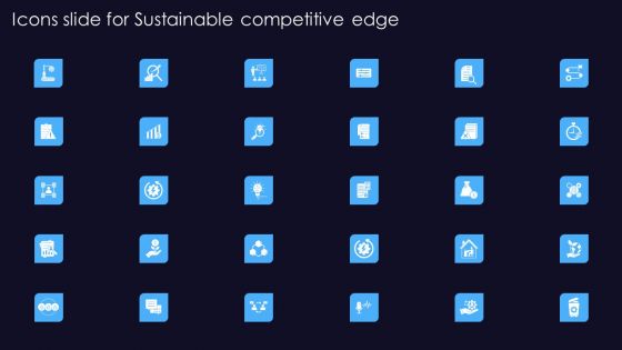 Icons Slide For Sustainable Competitive Edge Download PDF Icons Slide For Sustainable Competitive Edge Download PDF