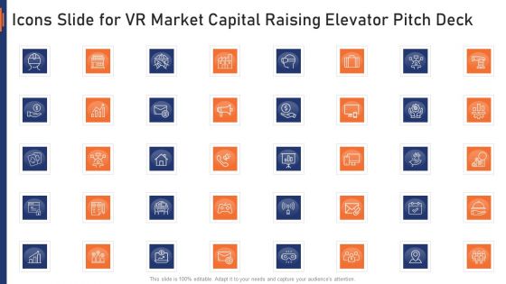 Icons Slide For VR Market Capital Raising Elevator Pitch Deck Introduction PDF