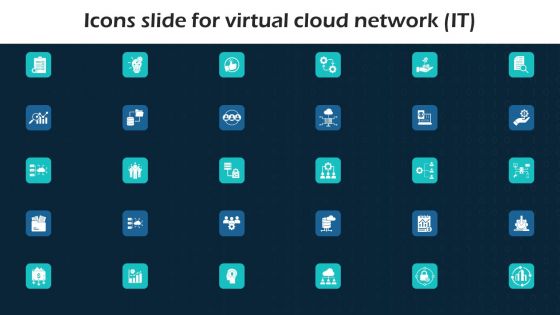 Icons Slide For Virtual Cloud Network IT Ppt Infographic Template Outfit PDF
