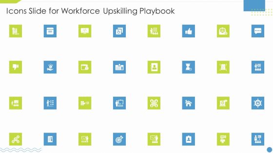 Icons Slide For Workforce Upskilling Playbook Microsoft PDF