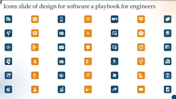Icons Slide Of Design For Software A Playbook For Engineers Rules PDF