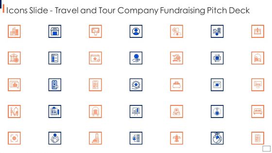 Icons Slide Travel And Tour Company Fundraising Pitch Deck Structure PDF