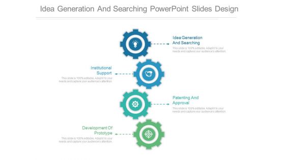 Idea Generation And Searching Powerpoint Slides Design