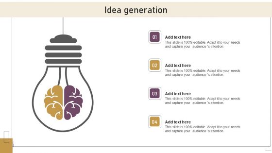 Idea Generation Implementing Experimental Marketing Strategies To Improve Conversion Rate Topics PDF