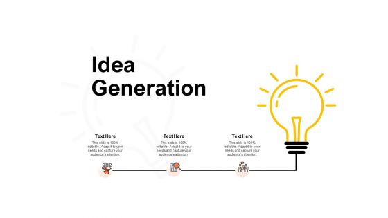 Idea Generation Innovation Ppt PowerPoint Presentation Summary