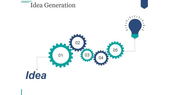 Idea Generation Ppt PowerPoint Presentation Layouts