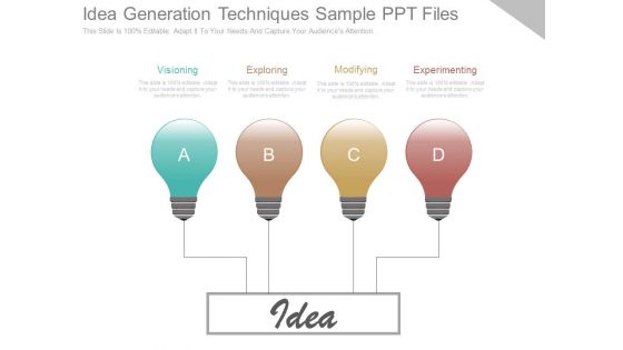 Idea Generation Techniques Sample Ppt Files