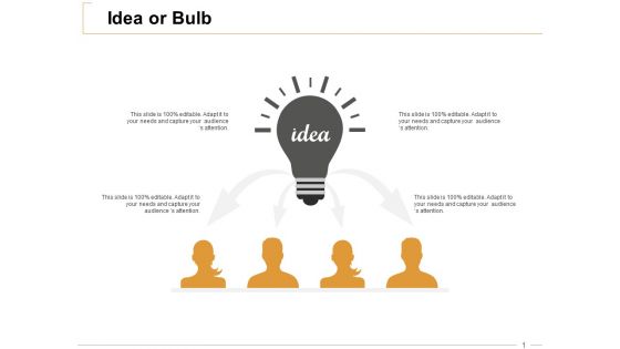 Idea Or Bulb Technology Ppt PowerPoint Presentation Gallery Demonstration