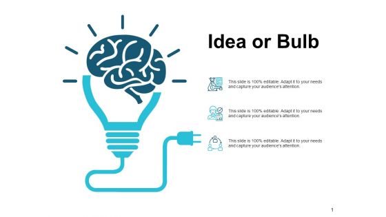 Idea Or Bulb Technology Ppt Powerpoint Presentation Inspiration Professional