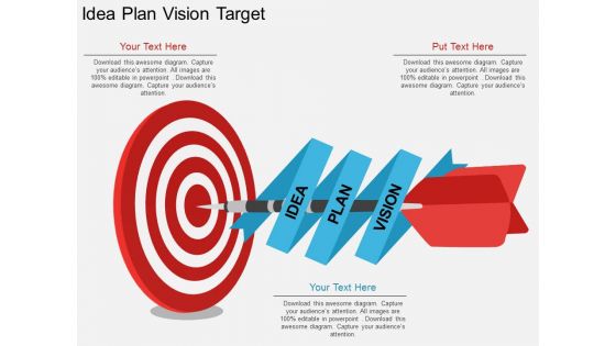 Idea Plan Vision Target Powerpoint Template