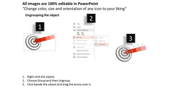 Ideas For Target Achievement Powerpoint Templates