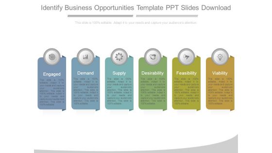 Identify Business Opportunities Template Ppt Slides Download