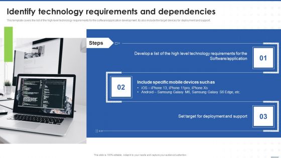 Identify Technology Requirements And Dependencies Topics PDF