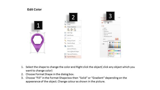 Illustration Of Circular Infographic Powerpoint Template