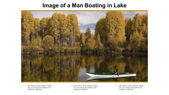 Image Of A Man Boating In Lake Ppt PowerPoint Presentation Inspiration Outfit