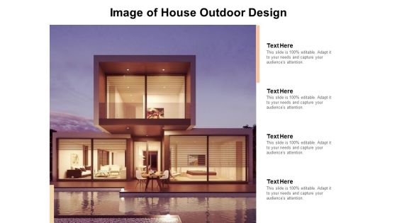 Image Of House Outdoor Design Ppt PowerPoint Presentation Outline Layouts