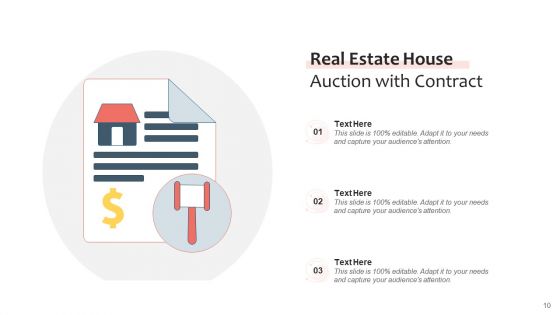 Immovable Property Auction Dollar Rental Ppt PowerPoint Presentation Complete Deck With Slides