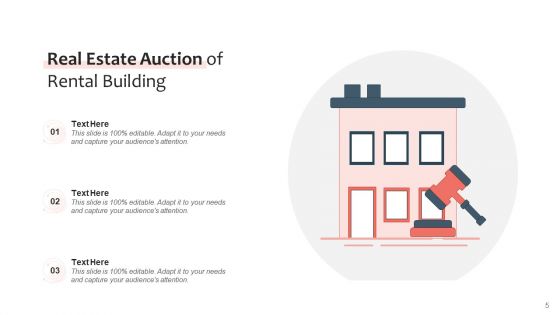Immovable Property Auction Dollar Rental Ppt PowerPoint Presentation Complete Deck With Slides