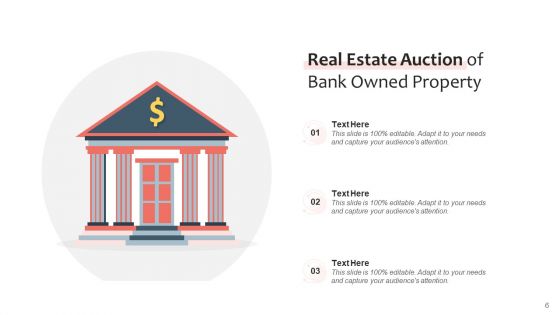 Immovable Property Auction Dollar Rental Ppt PowerPoint Presentation Complete Deck With Slides