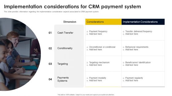 Implementation Considerations For CRM Payment System Pictures PDF Implementation Considerations For CRM Payment System Pictures PDF