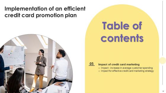Implementation Of An Efficient Credit Card Promotion Plan Ppt PowerPoint Presentation Complete Deck With Slides