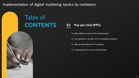 Implementation Of Digital Marketing Tactics By Marketers Ppt PowerPoint Presentation Complete Deck With Slides