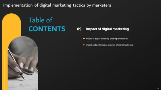Implementation Of Digital Marketing Tactics By Marketers Ppt PowerPoint Presentation Complete Deck With Slides