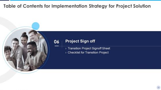 Implementation Strategy For Project Solution Ppt PowerPoint Presentation Complete Deck With Slides