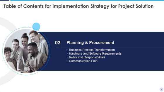 Implementation Strategy For Project Solution Ppt PowerPoint Presentation Complete Deck With Slides