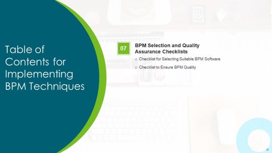 Implementing BPM Techniques Ppt PowerPoint Presentation Complete Deck With Slides